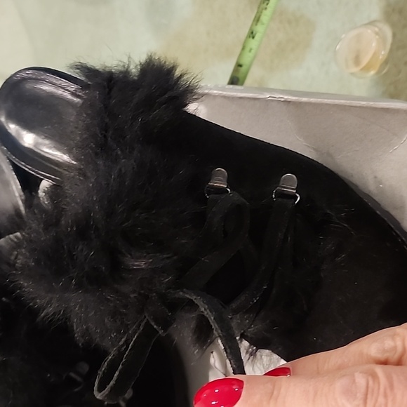 Coach suede and fur booties - Picture 5 of 9